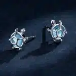 WOSTU offre spéciale 925 en argent Sterling tortue de mer tortue exquise boucles d'oreilles en argent pour les femmes mode coréenne bijoux de mariage CTE406 31