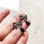 Boucles d'oreilles goutte d'eau avec nœud papillon, bijoux fins de Style européen, romantique, nouveau cadeau en argent Sterling 925 pour femmes 6