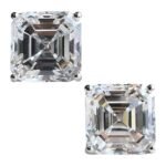 Boucle d'oreille argent avec pierre