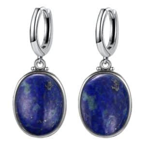 Boucles d'oreilles argent et pierres naturelles