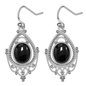 Boucle d'oreille ethnique argent 925